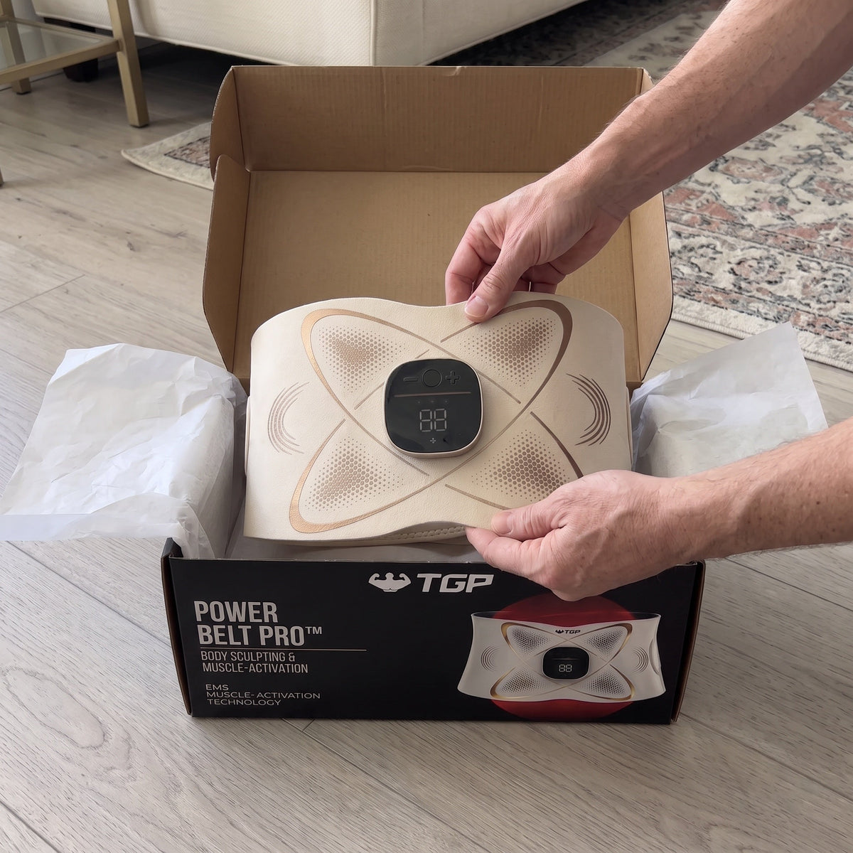 Unboxing the Power Belt Pro at home